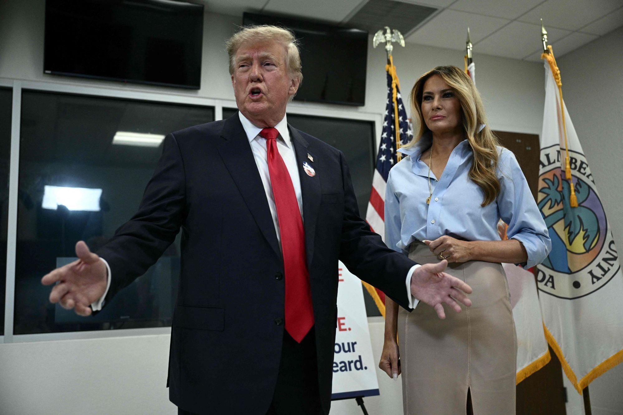 Midterms 2026: Donald Trump cuestiona la elección anticipada, pero ya votó cerca de su casa de Mar-a-Lago en Florida