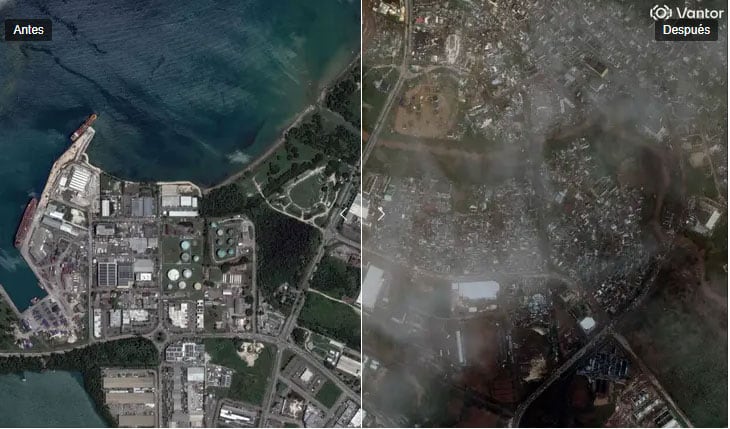 Huracán Melissa: las impactantes imágenes satelitales que muestran la destrucción que dejó en Jamaica