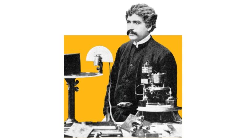 El científico indio Jagadish Chandra Bose fue pionero en la tecnología de microondas