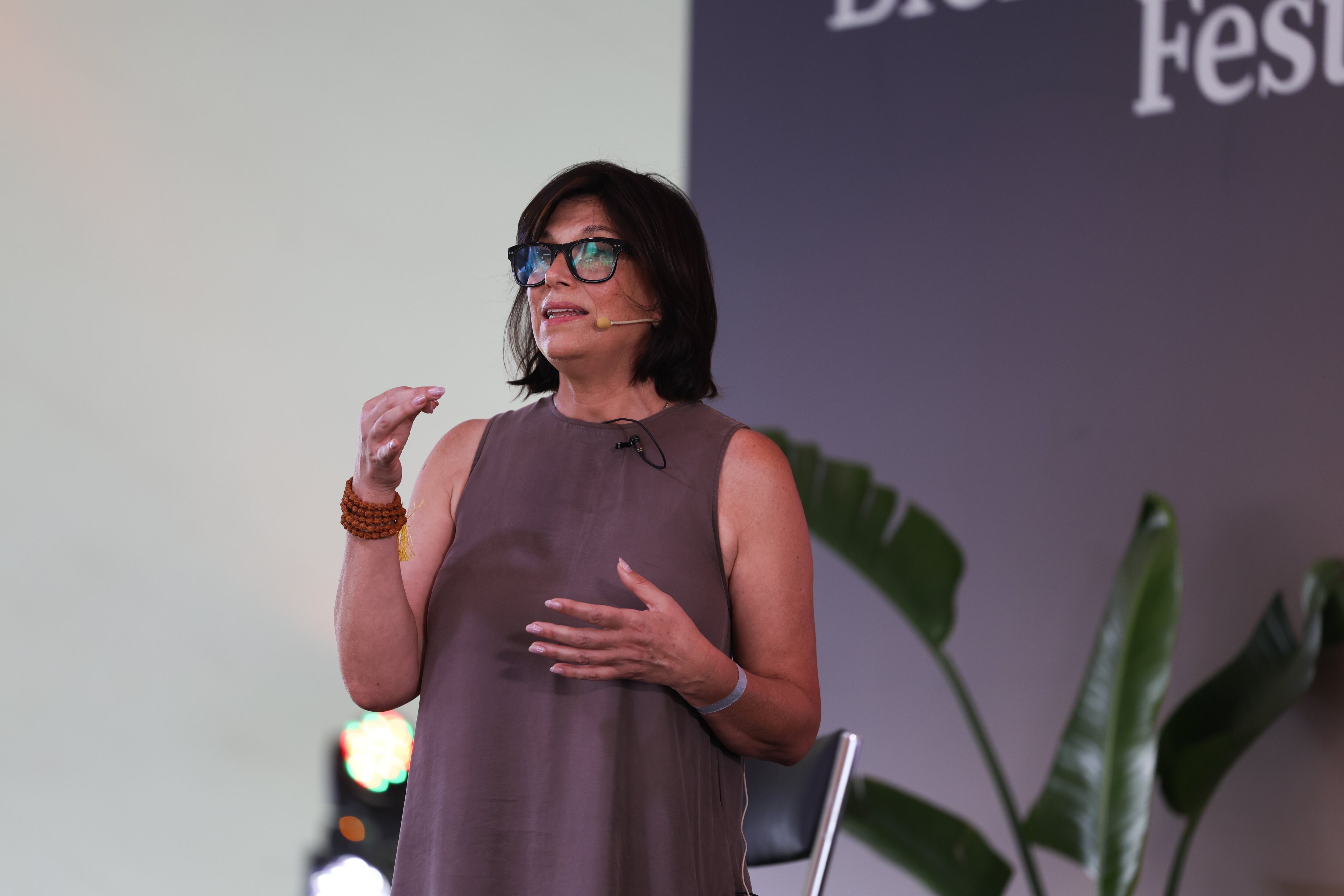 Gabi Piccoli mezclo una experiencia de charla con micro ejercicios