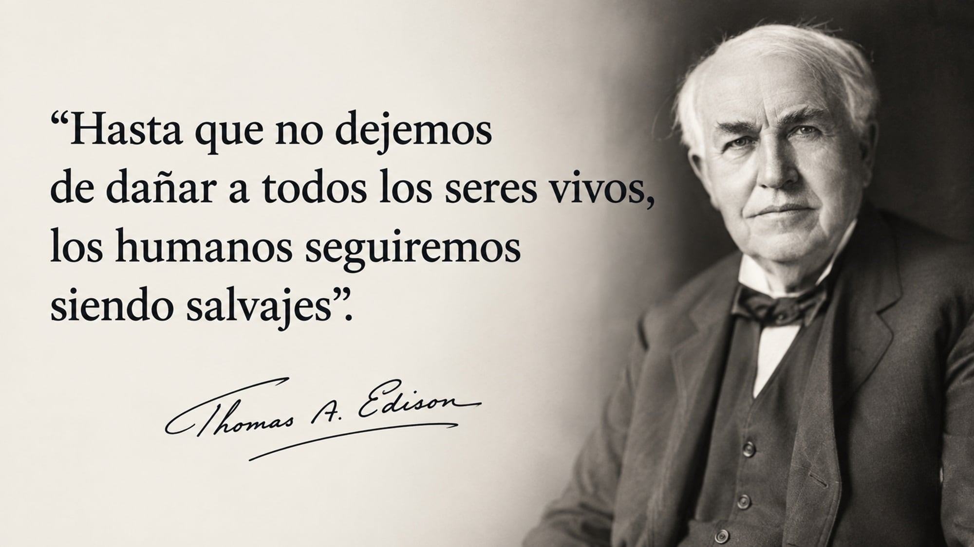 Las palabras de Thomas Edison siguen vigentes en pleno 2026