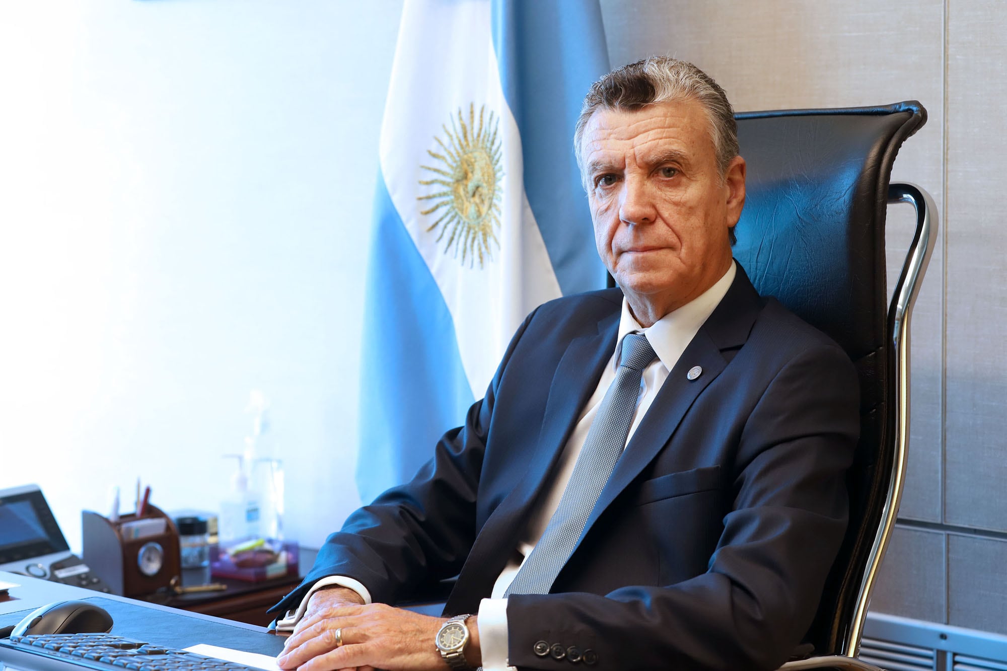 Mario Grinman; El presidente de la Cámara Argentina de Comercio y Servicios