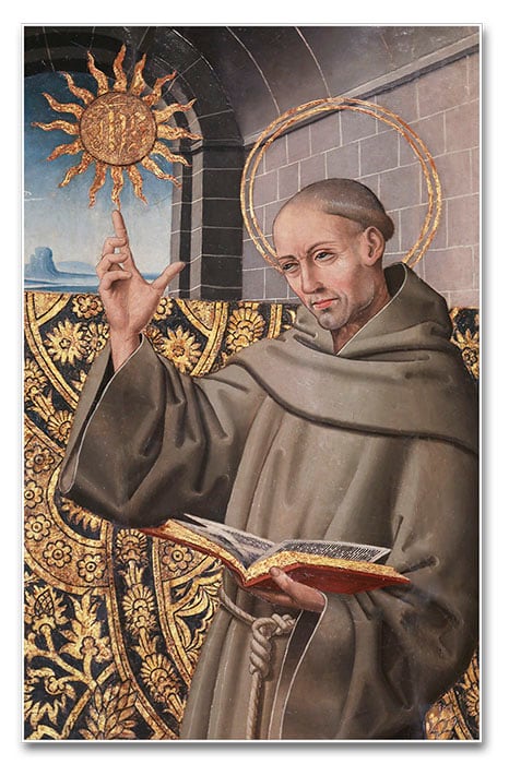 La predicación de san Bernardino de Siena hizo que el número de frailes en la Orden de San Francisco pasó de 130 a 4000 (Foto: Heraldos del Evangelio)