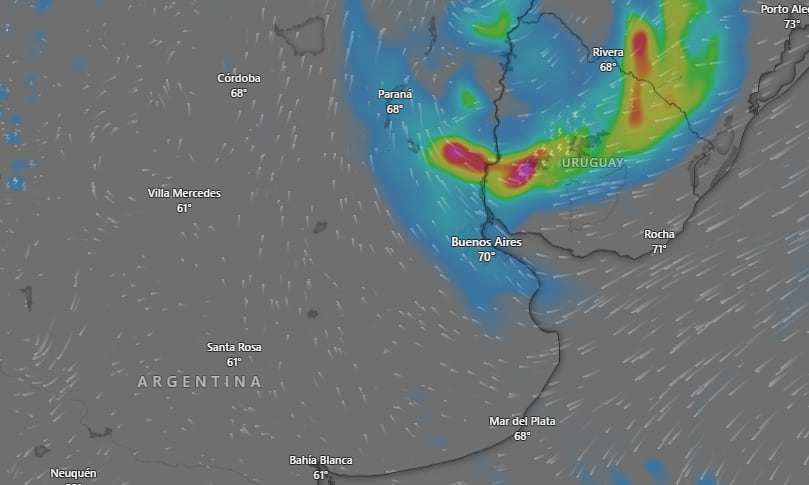 Hay alerta amarilla por lluvias para este jueves 16 de abril: las provincias afectadas