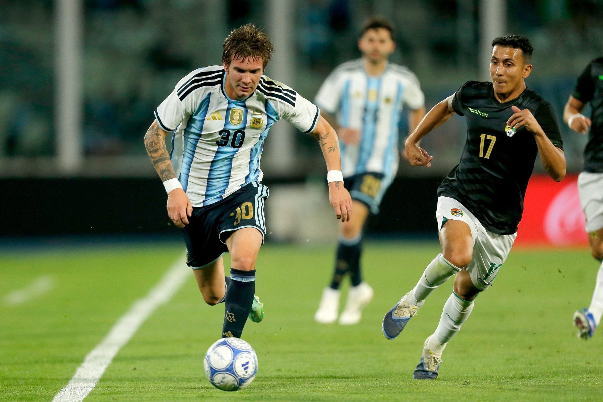 Franco Mastantuono es un de los futbolistas que se abre camino en el nuevo ciclo de la selección argentina