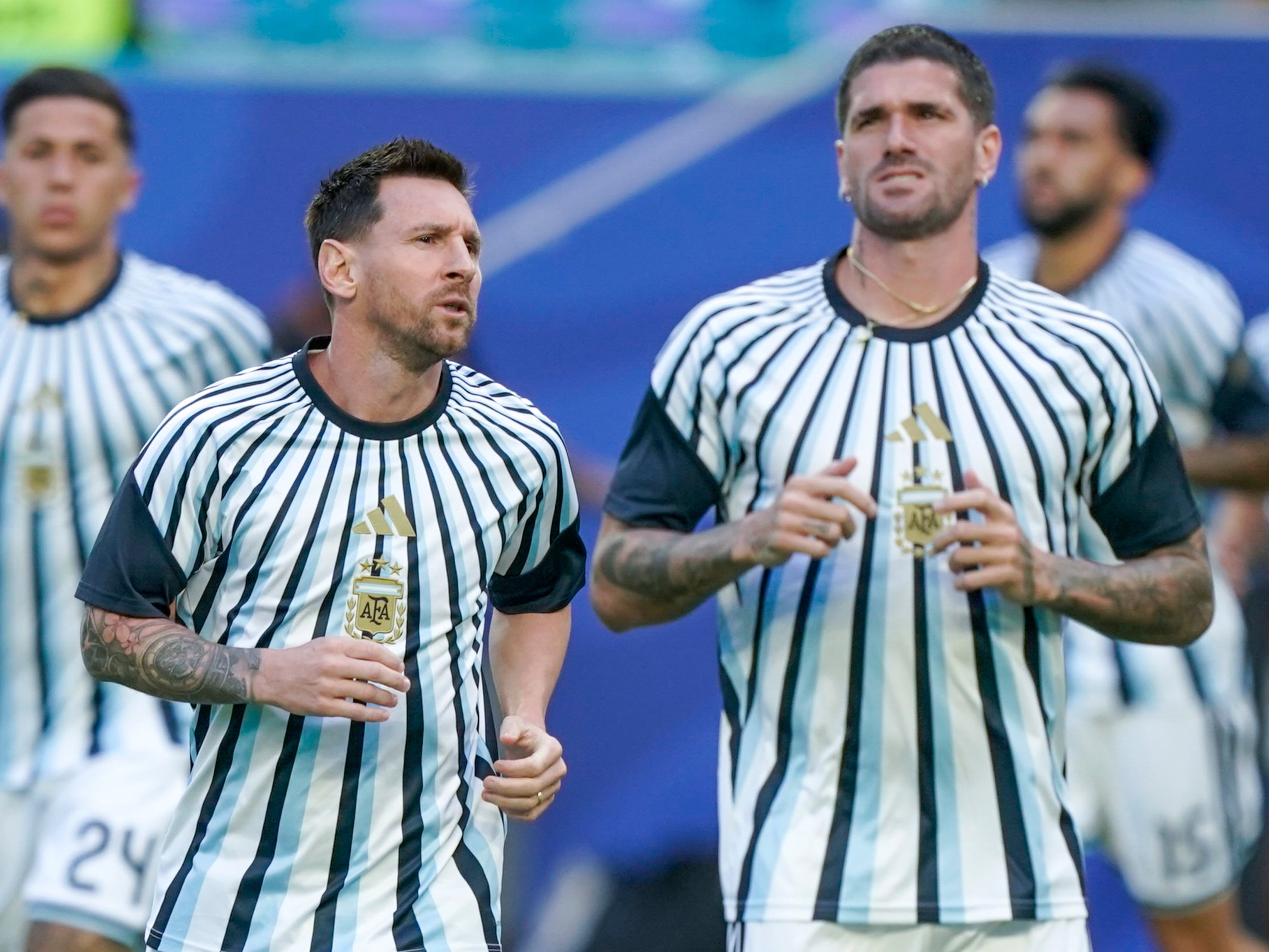 El último entrenamiento de la Selección.