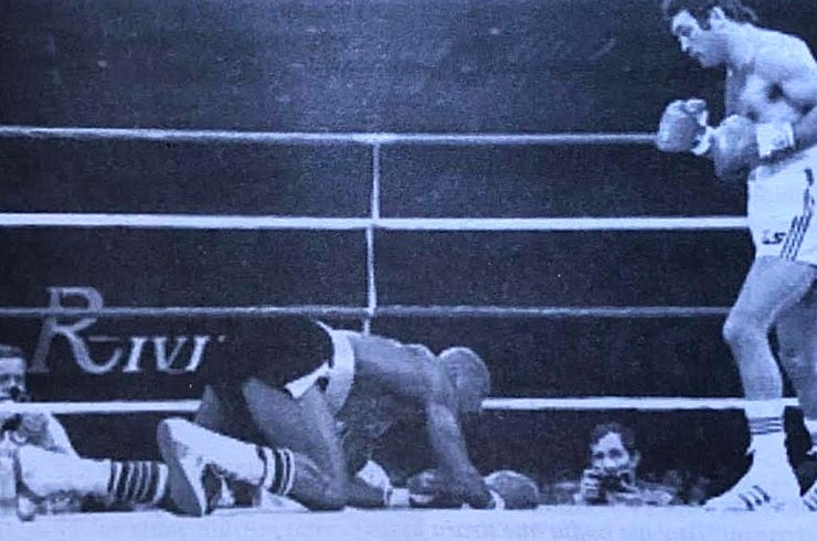 La única caída de Marvin Hagler fue ante el argentino