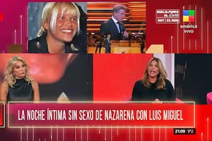 Nazarena Vélez reveló por qué rechazó pasar la noche con Luis Miguel