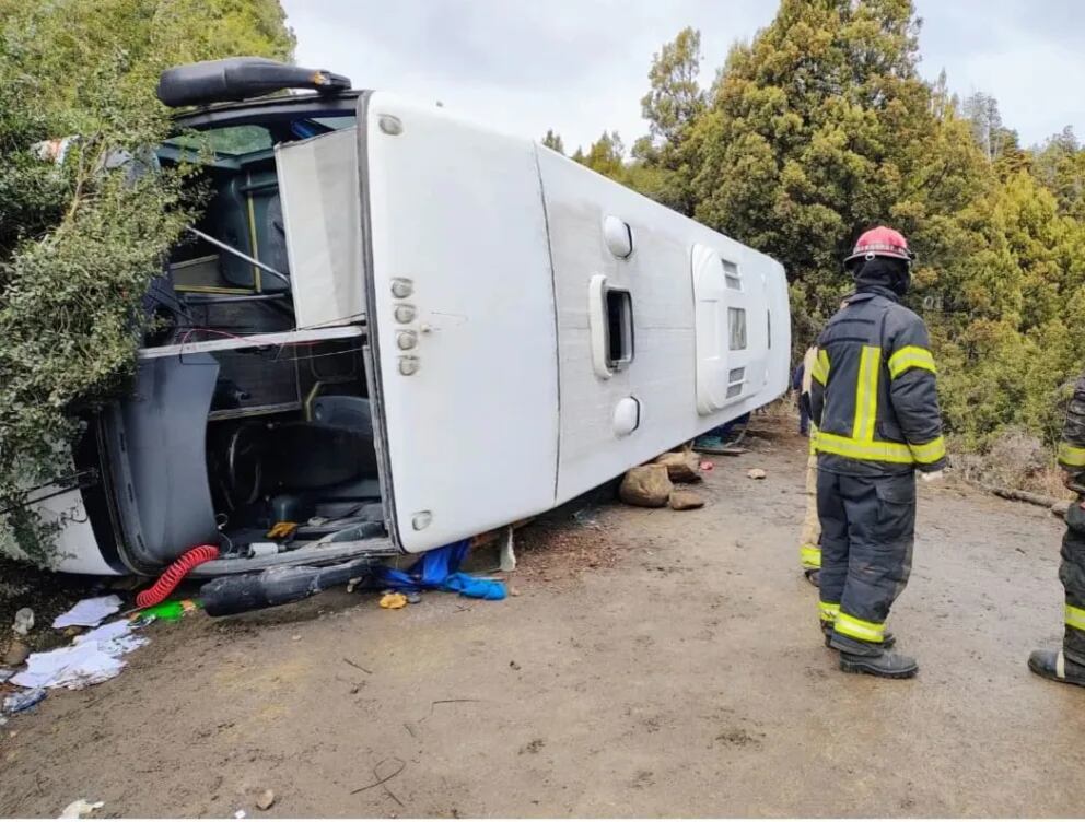 El micro turístico se dirigía a Villa Traful
