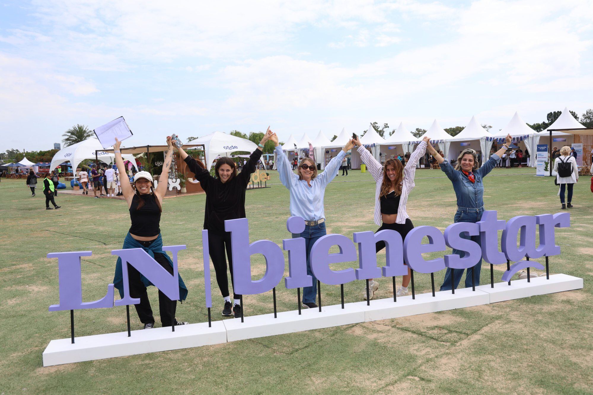 Ines Terrizano, Vera Ziccardi, Dolores Pasman, Sol Rossi Valls y Carla Quiroga de LA NACION