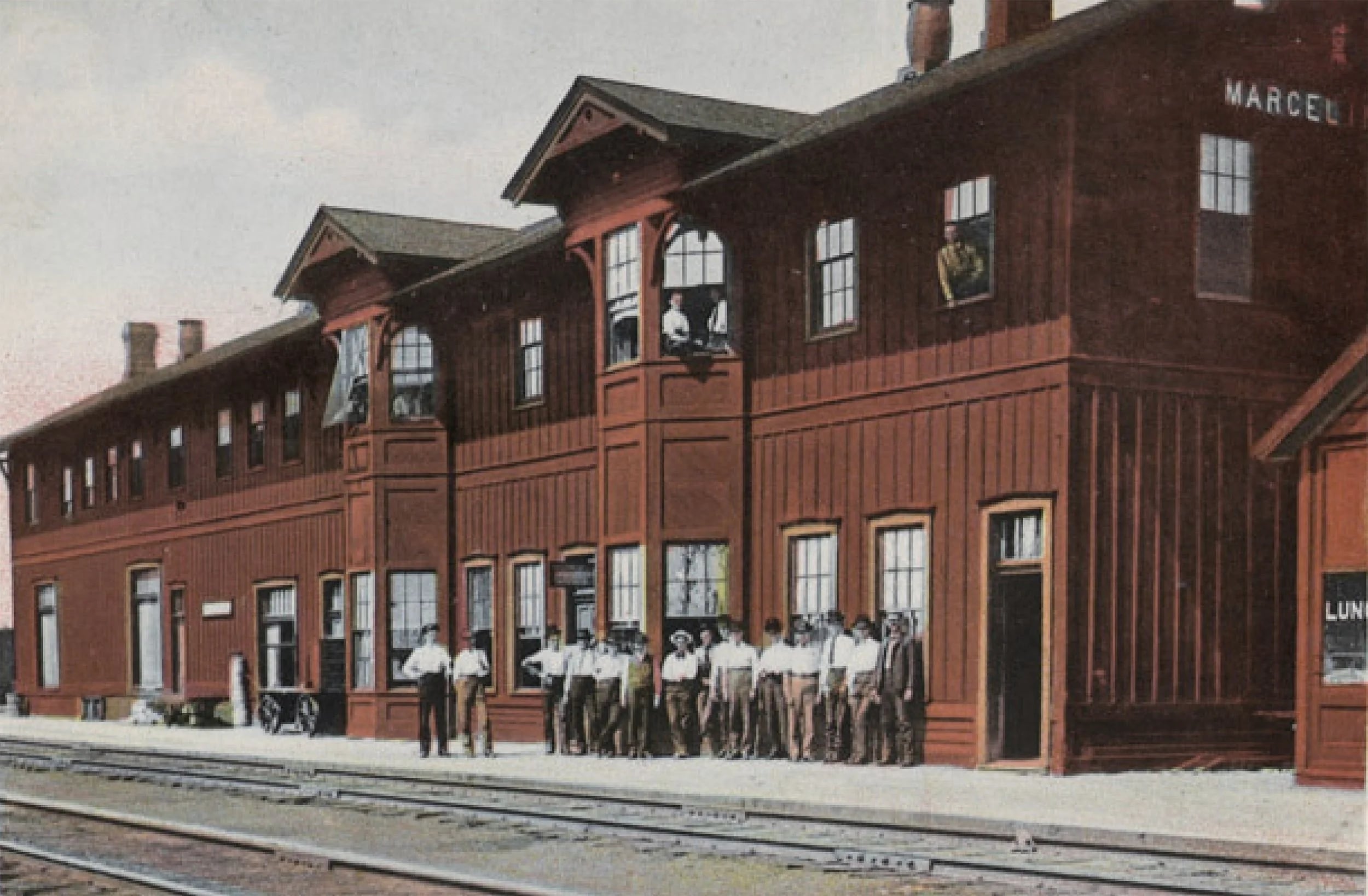 Marceline fue fundado en 1888 por el ferrocarril Santa Fe como un punto de división en su ruta entre Kansas City y Chicago