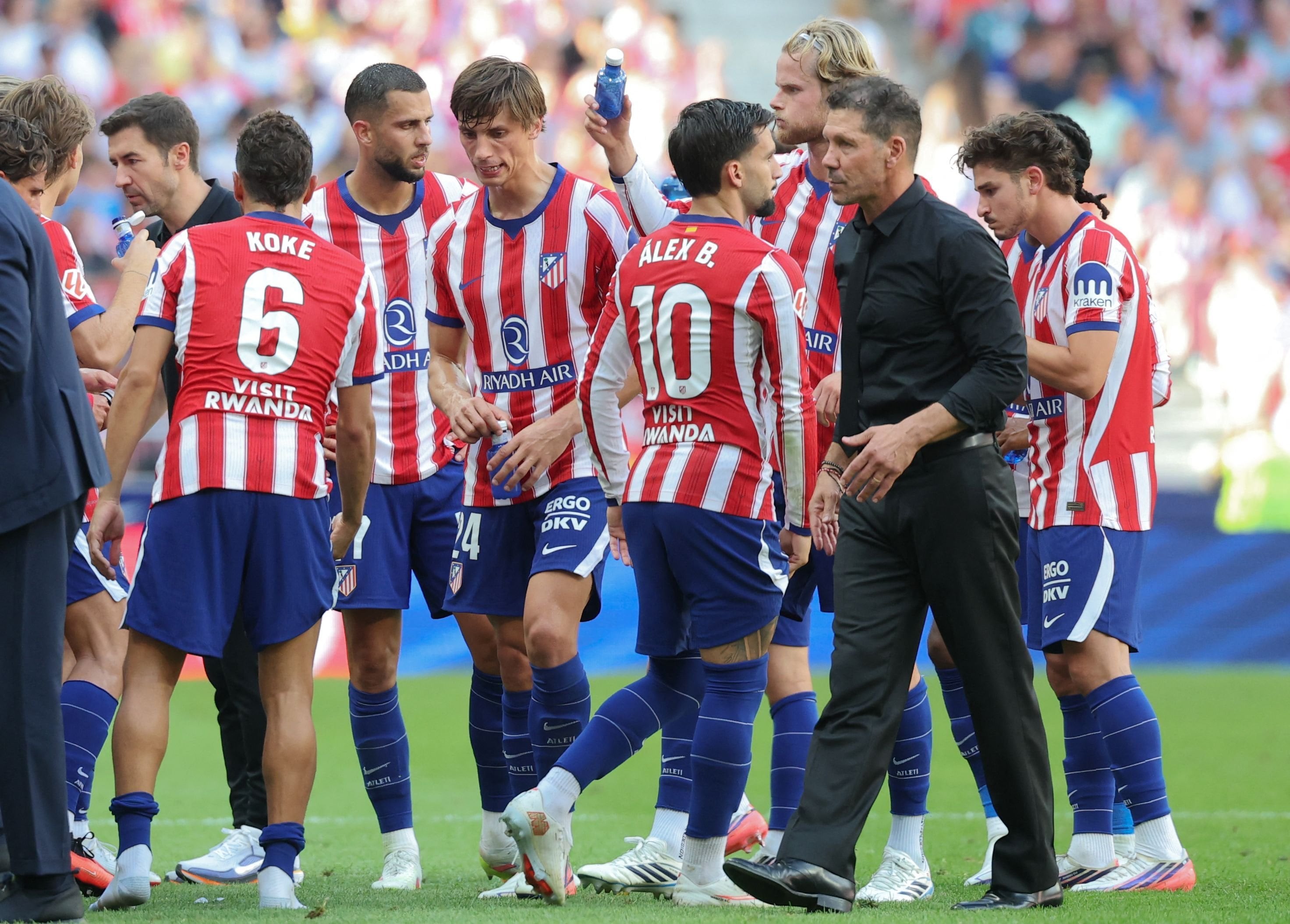 Julián Alvarez volvió a ausentarse de la práctica de Atlético de Madrid.