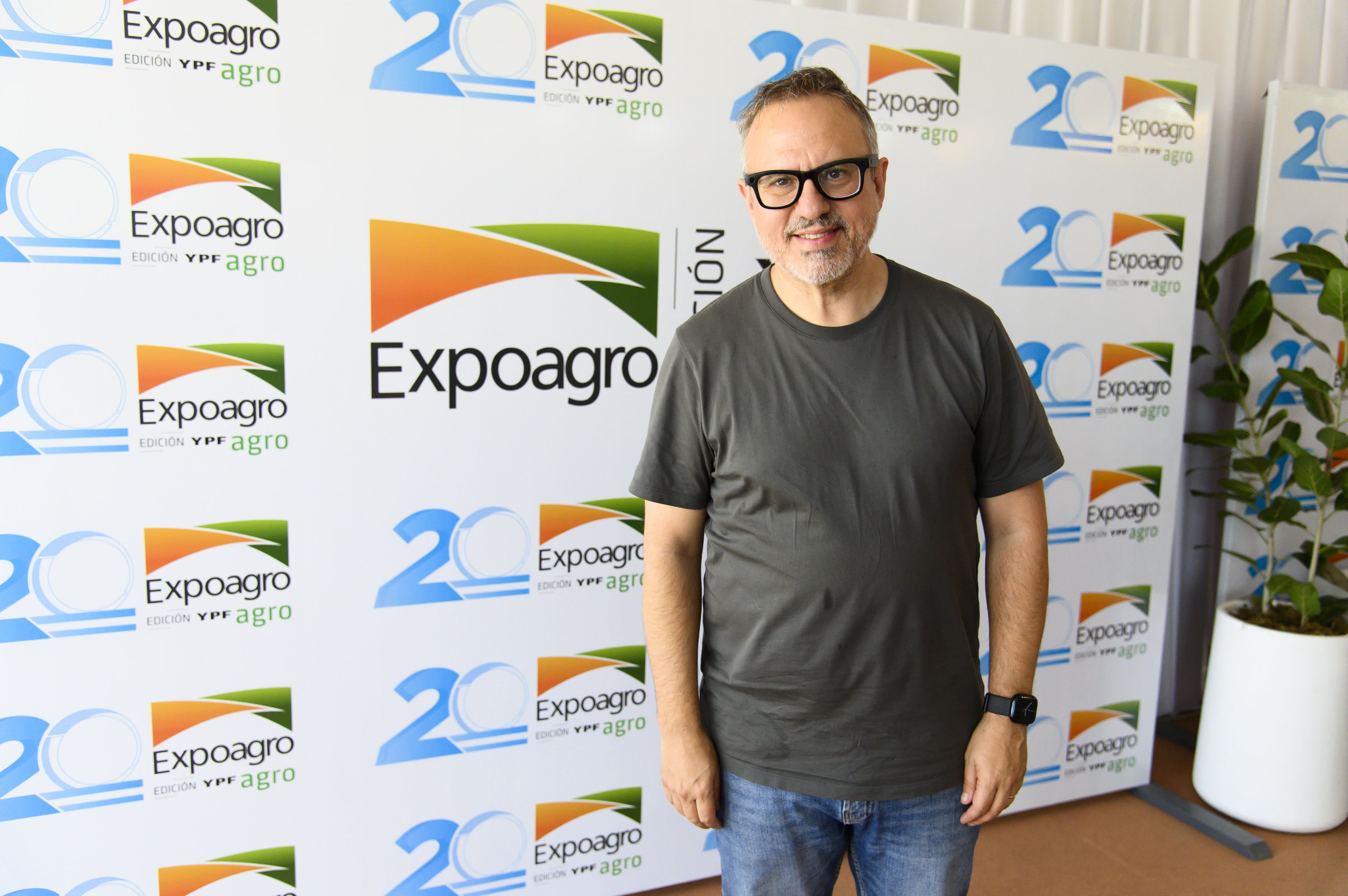 Diego Valenzuela en Expoagro, tras su frustrado ingreso al Gobierno