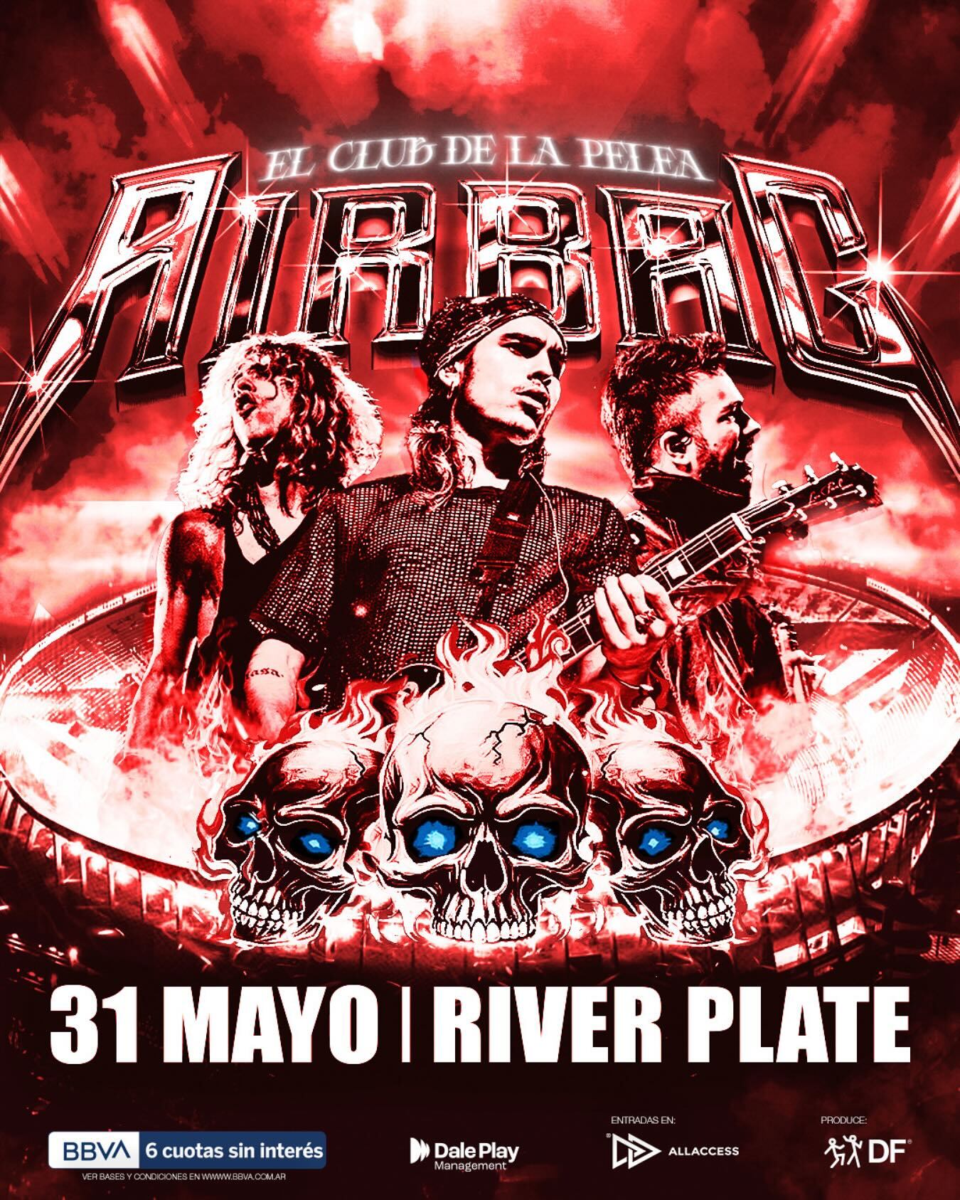 Airbag anunció su primer River: cuándo es y cómo comprar las entradas