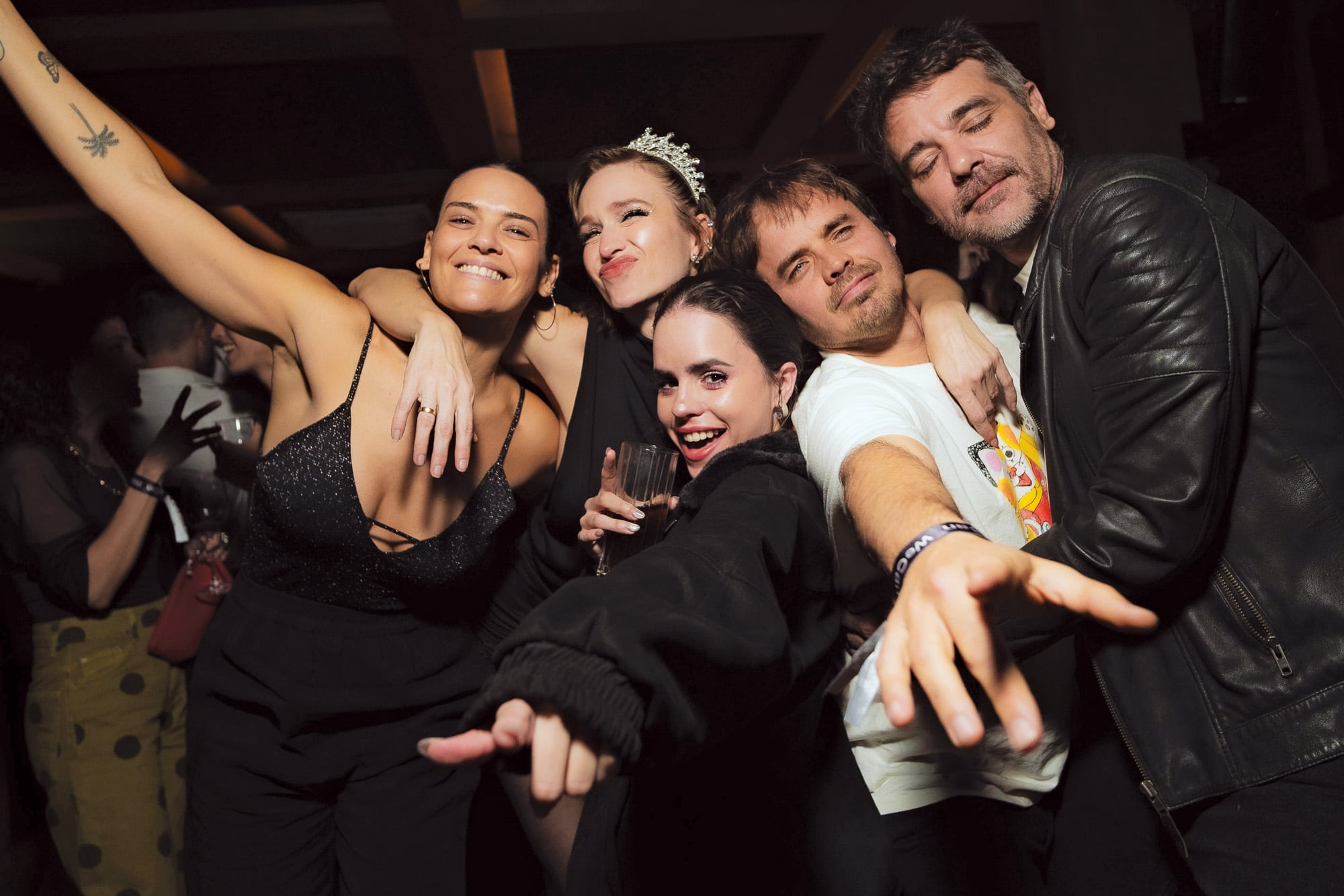 Mica Vázquez, Brenda, Sofía Morandi, Benjamín Rojas y Pedro Alfonso