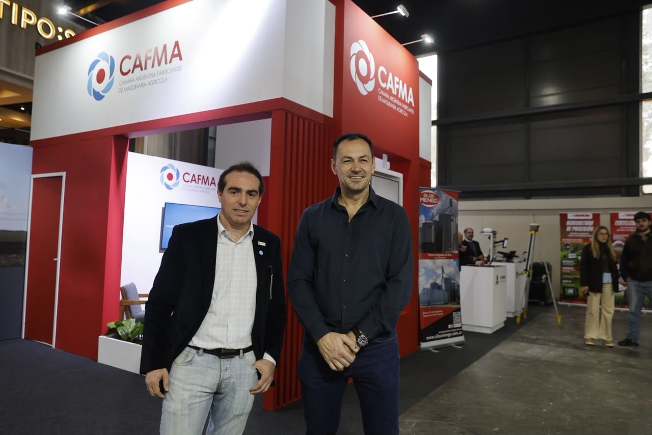 Hernán Zubeldía, presidente de Cafma, y Esteban Pivetta, integrante de la Comisión directiva de la entidad