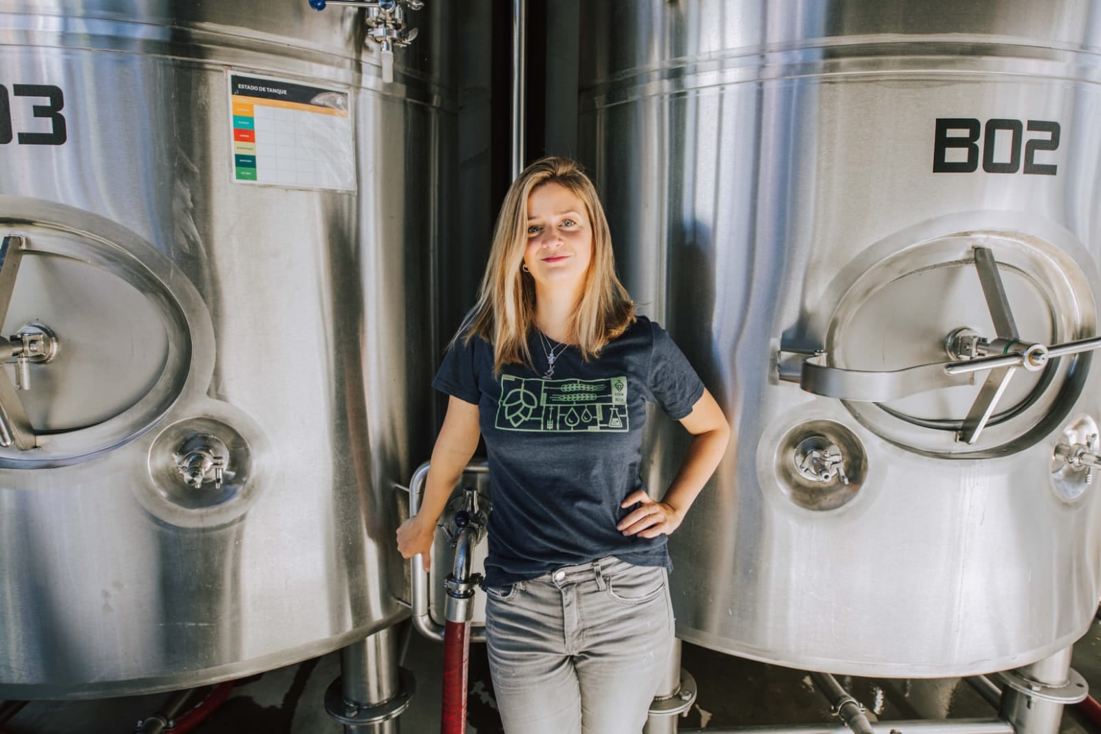 “Cada cerveza tiene su temperatura, su vaso, su historia, sus ingredientes. Quería elevar la categoría”, destaca