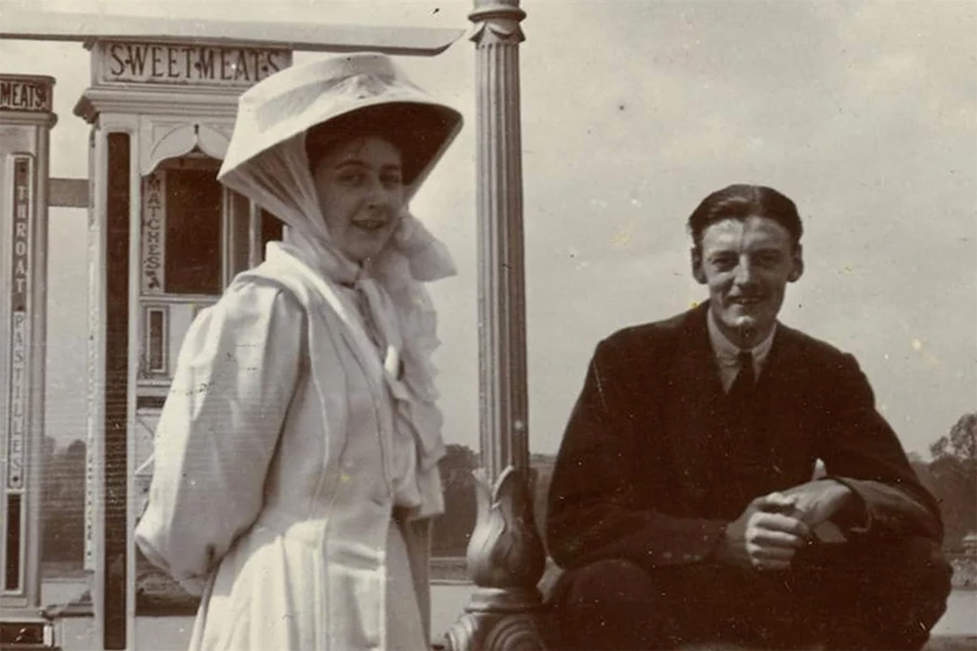 Agatha Christie y su primer marido, Archibald Christie