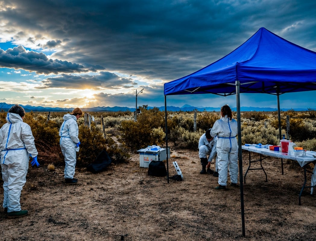 Trabajo del equipo del Malbrán y los CDC de Estados Unidos en el sur de Mendoza