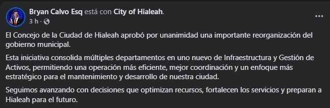 El mensaje de Bryan Calvo en redes sociales