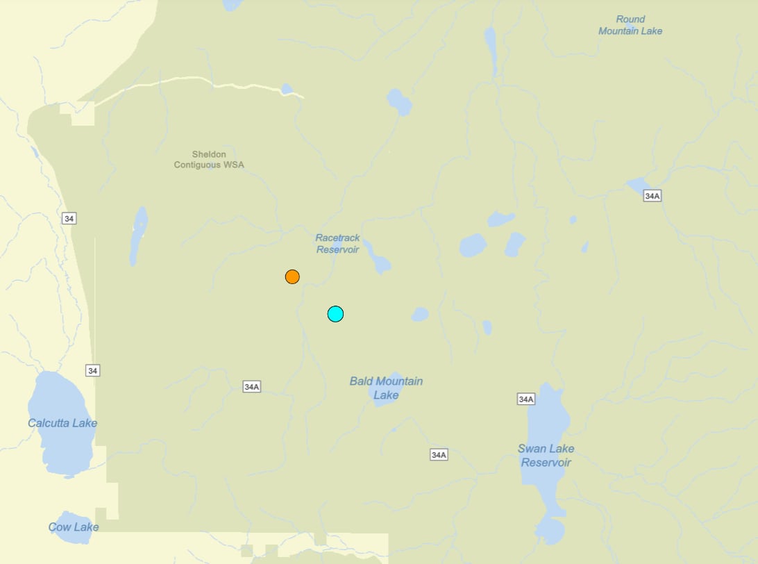 Uno de los temblores más fuertes de las últimas 24 horas en territorio continental estadounidense ocurrió cerca de Fort Bidwell, California
