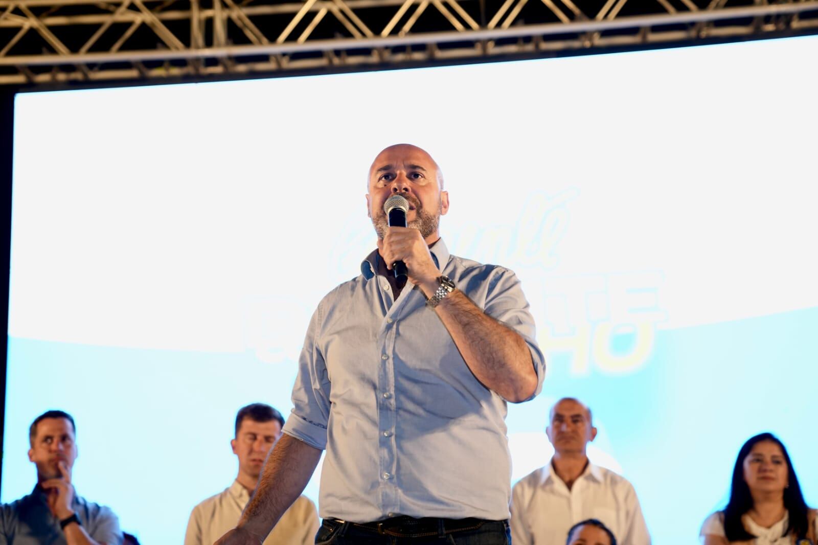 Martín Ascúa en el cierre de campaña del PJ de Corrientes