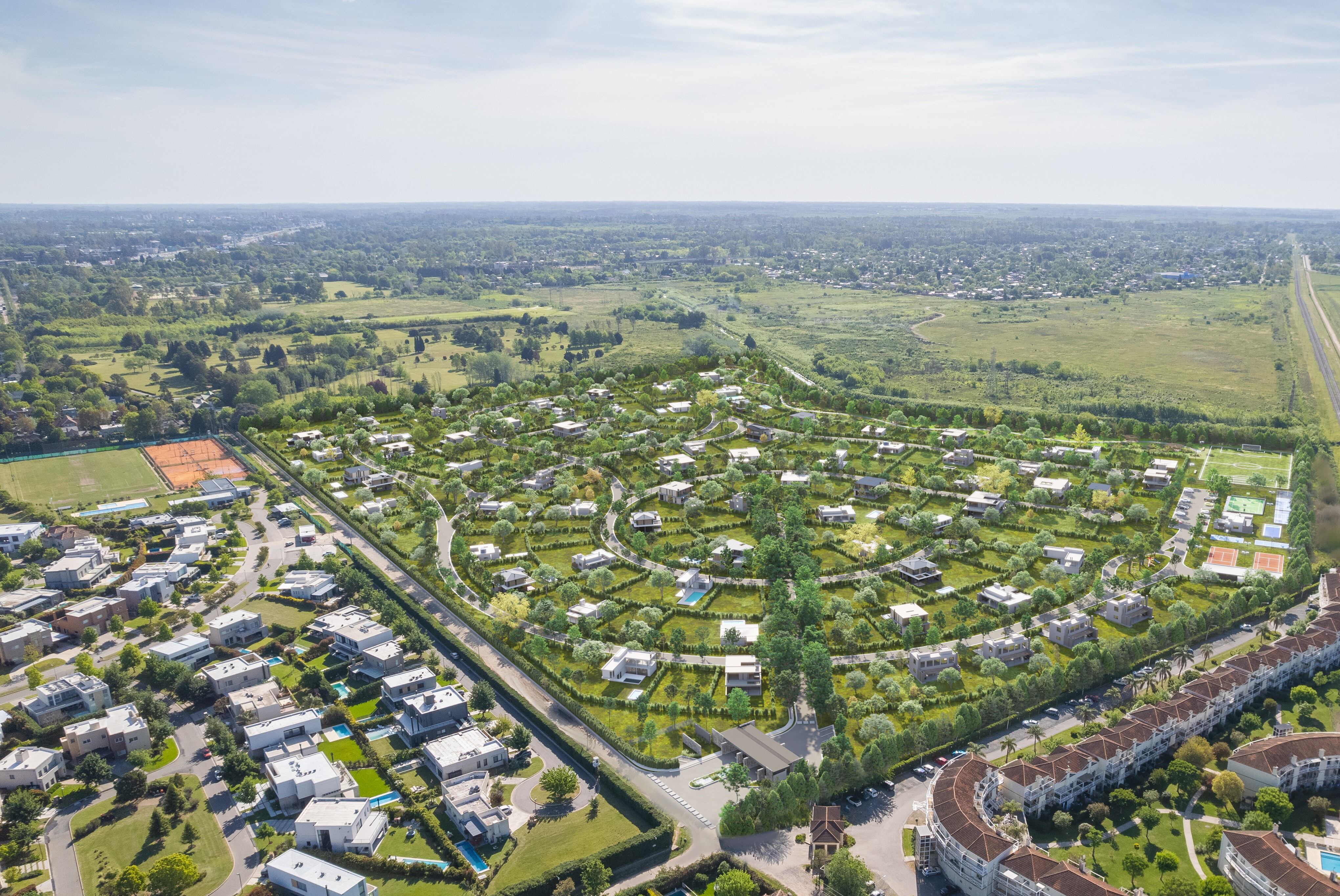 Los barrios cerrados en los que se ofrece comprar lotes en cuotas de hasta 5 años