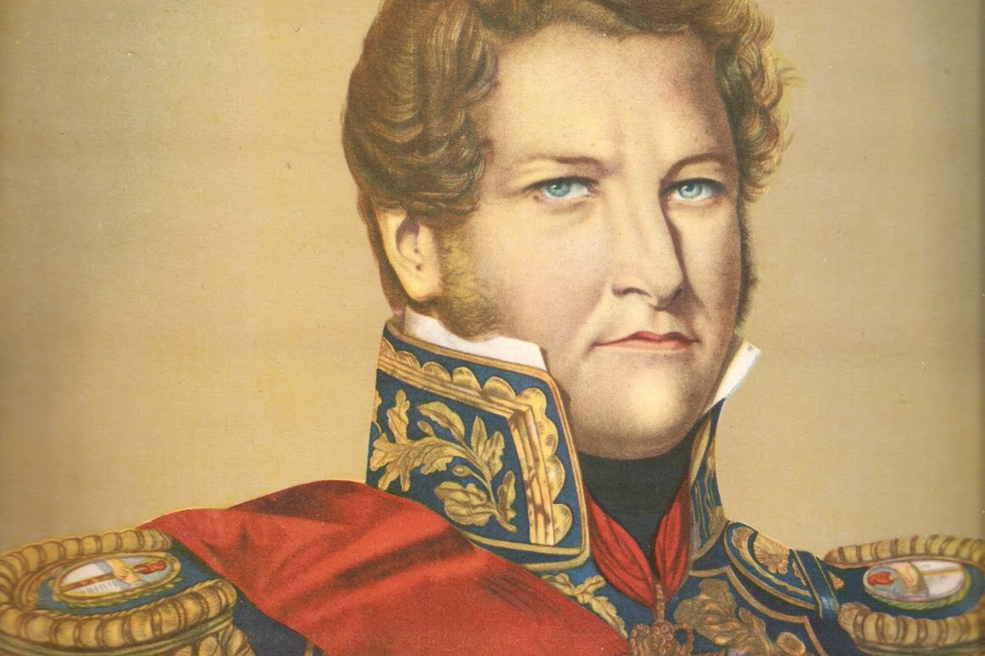 Juan Manuel de Rosas lideró la batalla de la Vuelta de Obligado