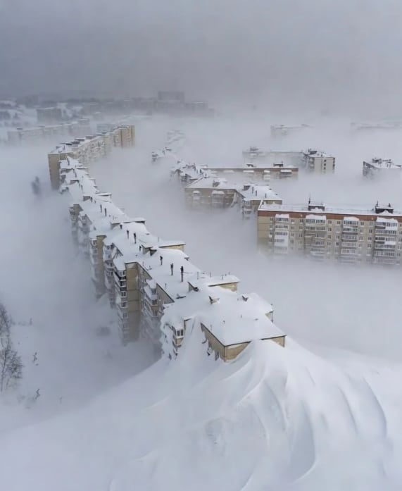 Imágenes falsas creadas con IA sobre nevada en en la península de Kamchatka
