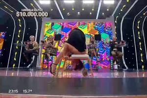 Evangelina Anderson sorprendió a todos en Los 8 escalones al realizar posiciones de yoga