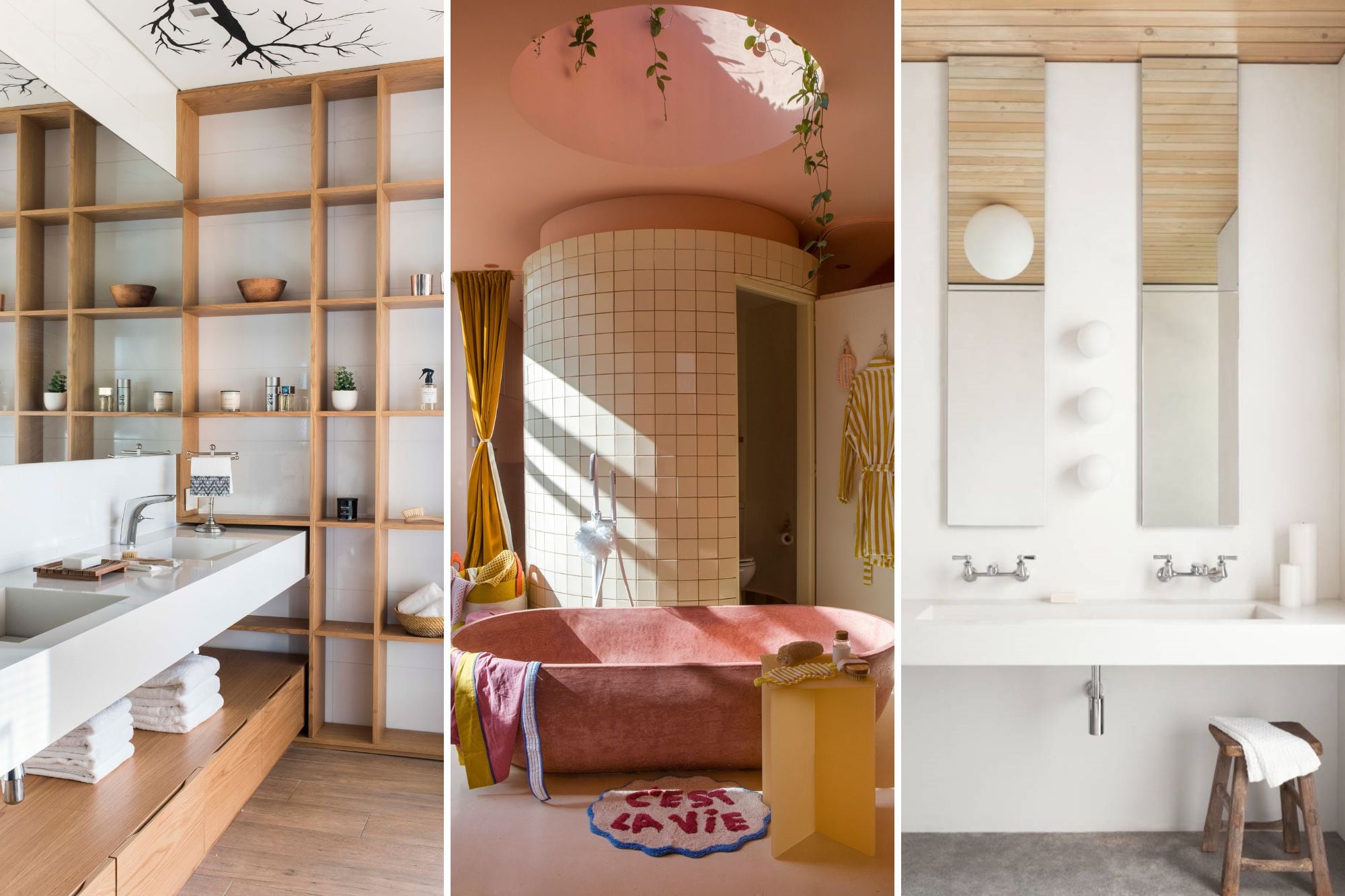 Con buenas ideas: 5 baños para mirar y copiar