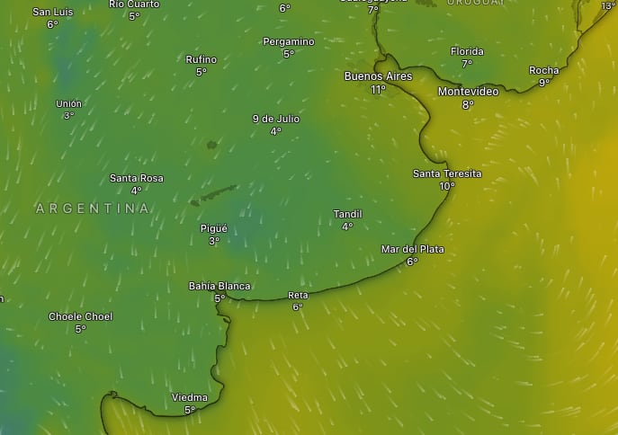 El pronóstico del tiempo del SMN para este sábado en todo el país