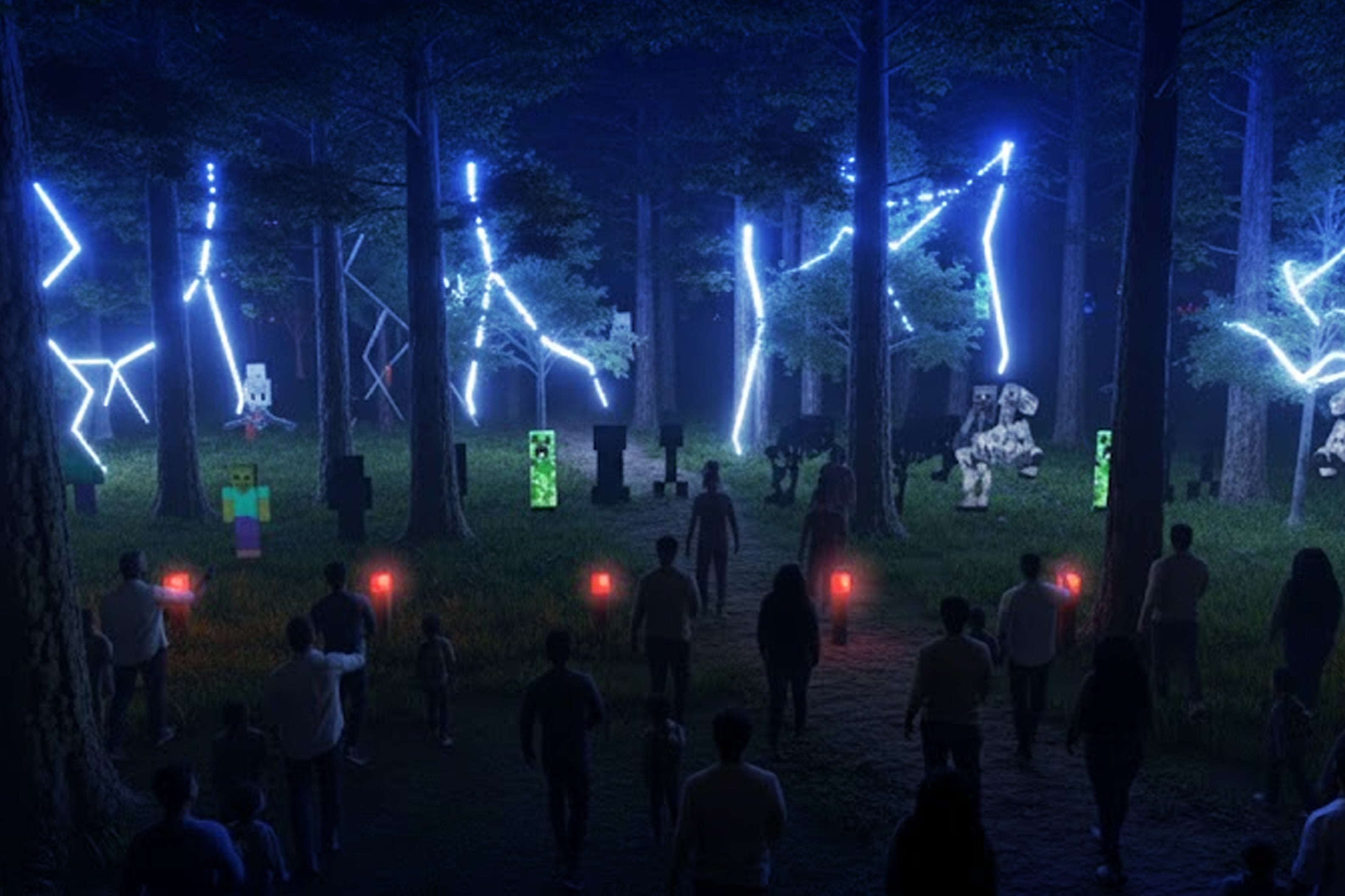 Una experiencia al aire libre que combina tecnología, naturaleza y fantasía