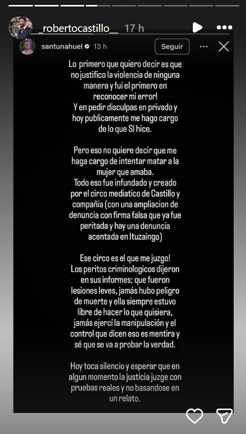 El descargo que hizo Santiago Martínez tras conocer la condena a 15 años de prisión