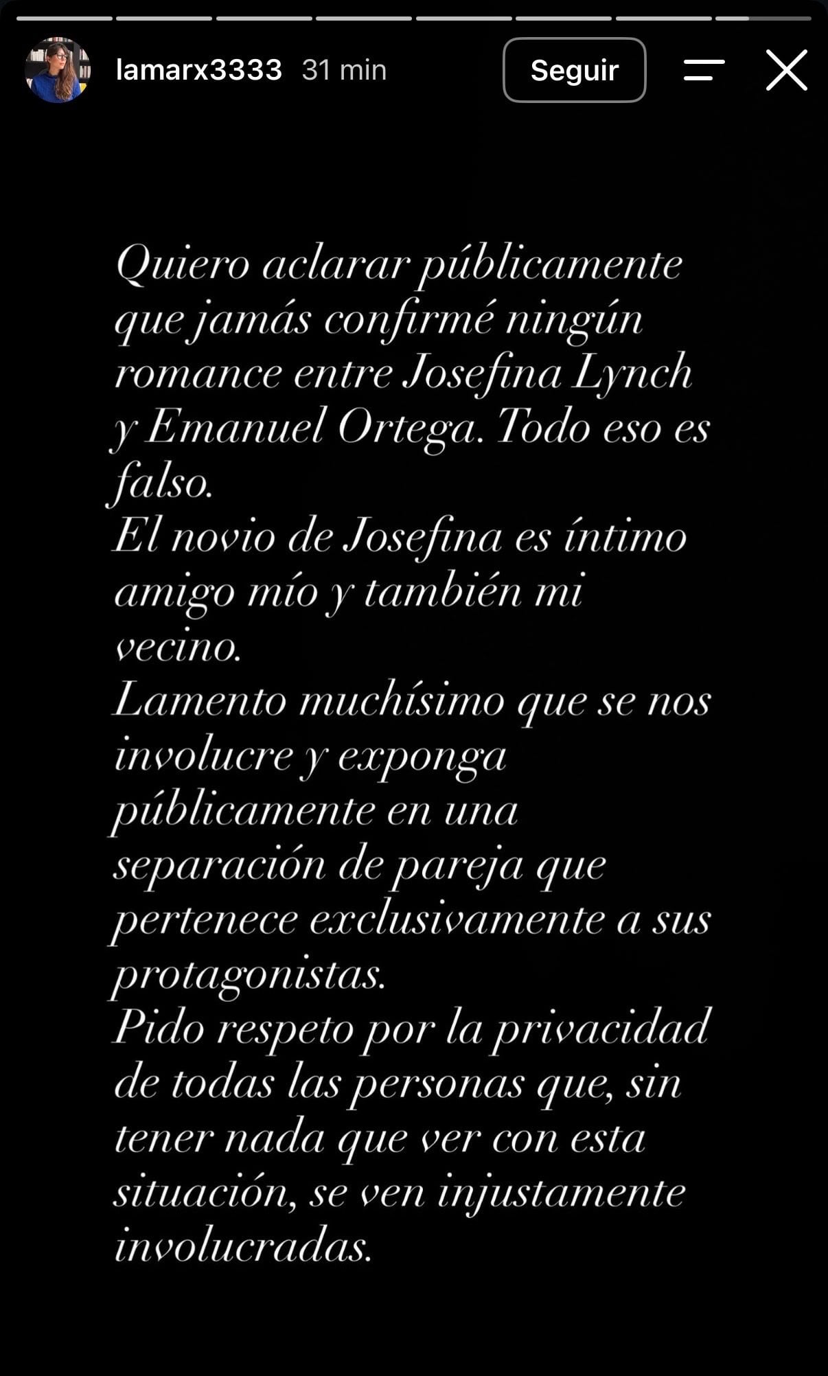 El enojo de Mariana Marx