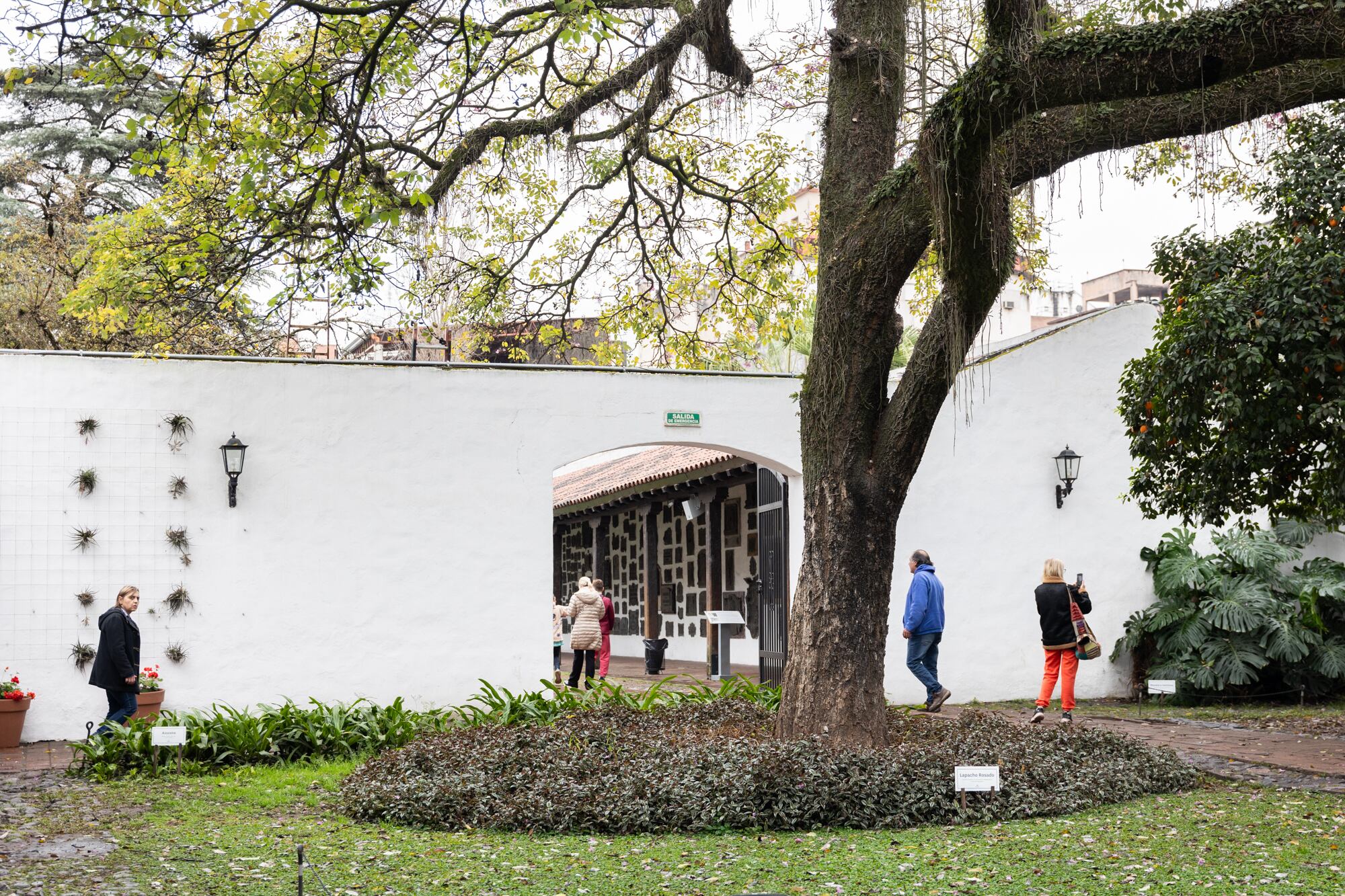 Jardines internos de la Casa Histórica.