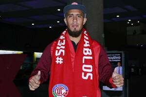 Jonatan Maidana llegó a México y ya se mostró como jugador de Toluca