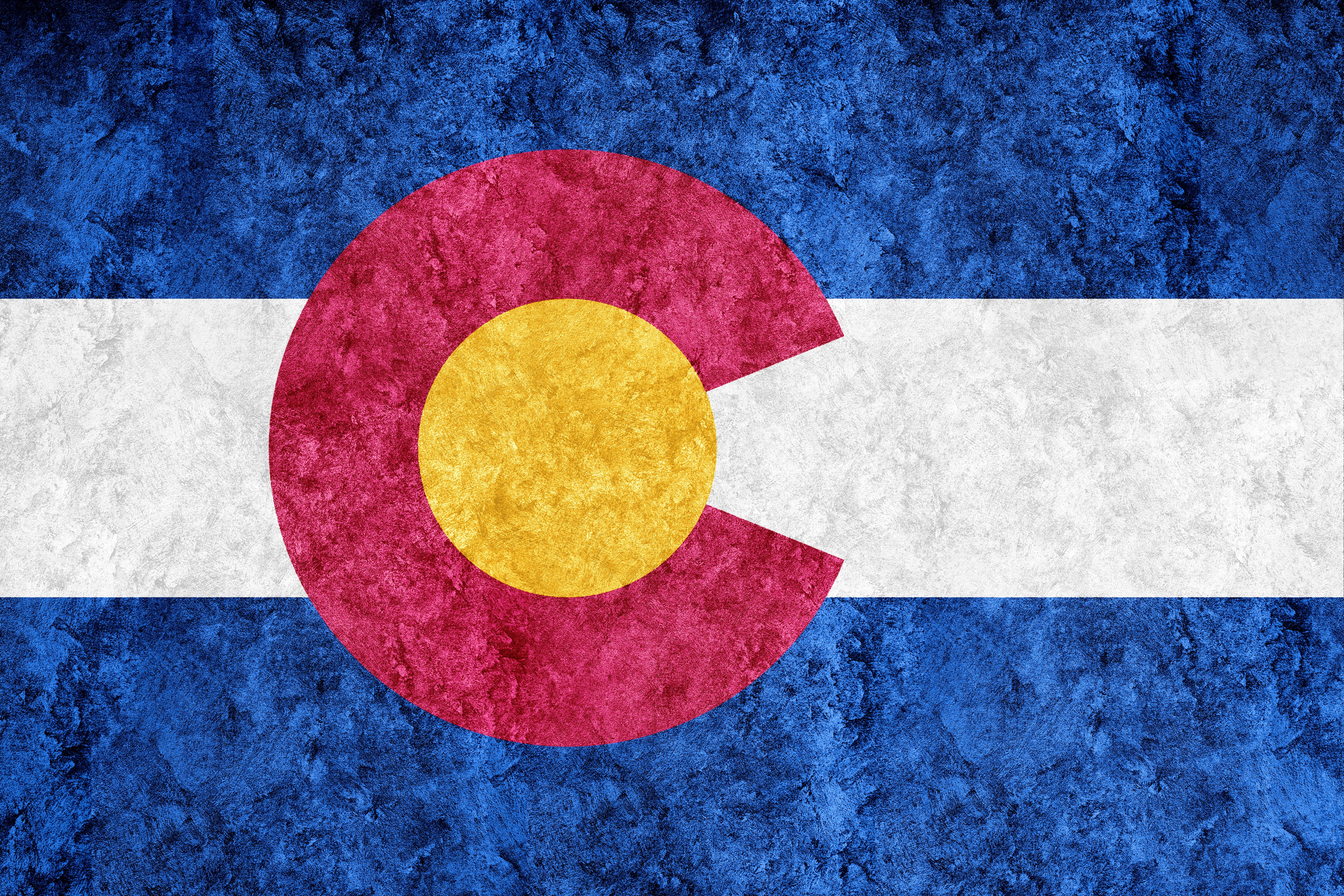 Bandera del estado de Colorado EE.UU.