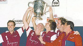 El primer título de Palermo para Pepe y sus hermanos, junto con Piki Díaz Alberdi: 1996