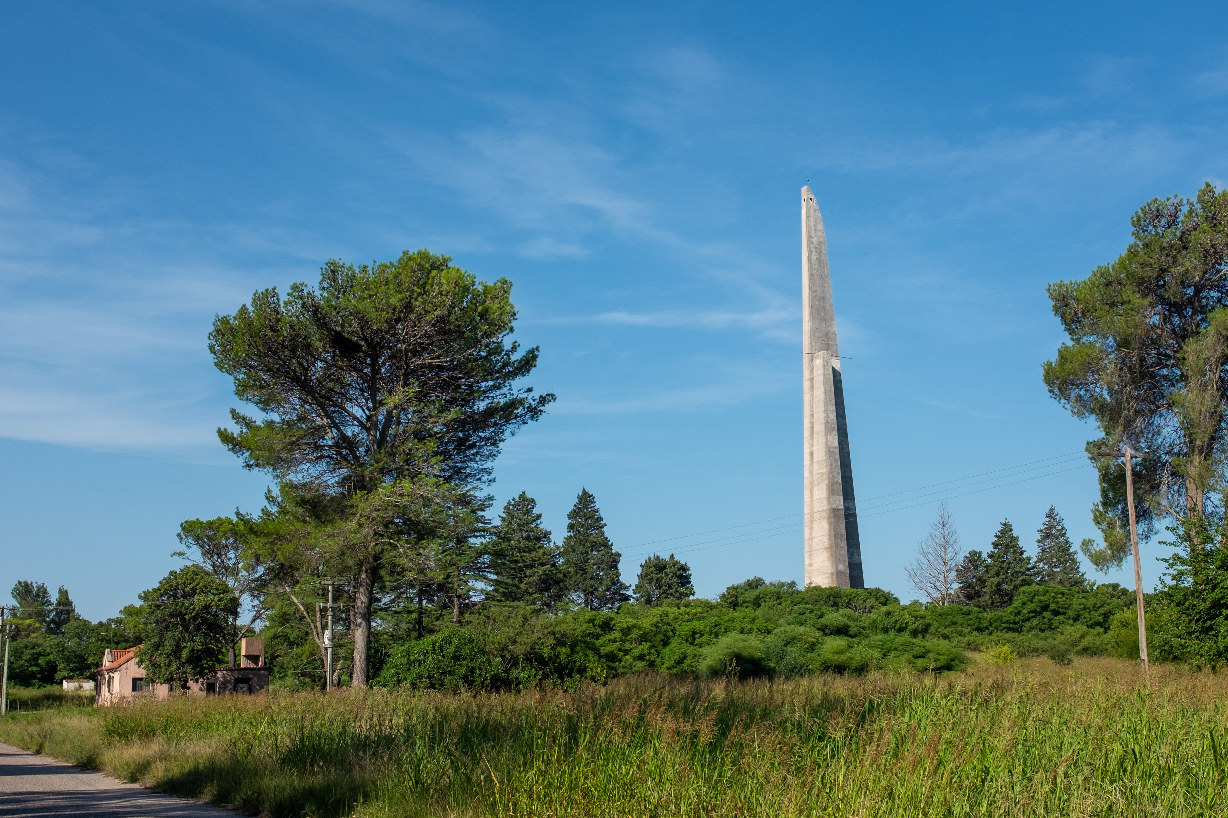 El mausoleo fue construido por Raúl Barón Biza, un escritor polemista, heredero de una fortuna, durante la década del 30 en honor a su esposa, Myriam Stefford, fallecida en un accidente aéreo