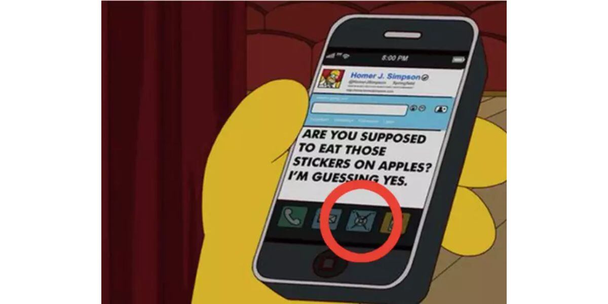 Los Simpson predijeron la llegada de X. Captura: Los Simpson