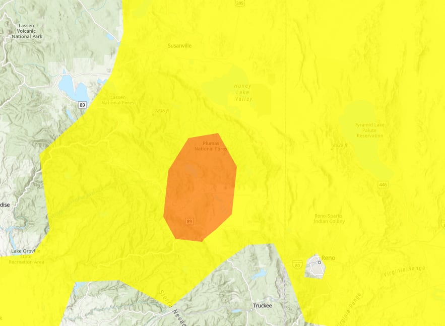 Portola tiene niveles de calidad de aire considerados nocivos para grupos sensibles