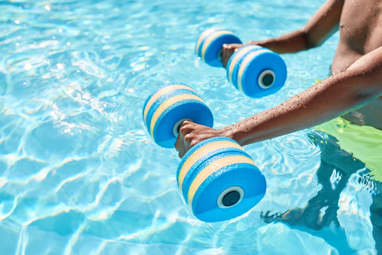 Mancuernas Piscina Aqua Speed Pesas Para Aqua Gym Ejercicio En