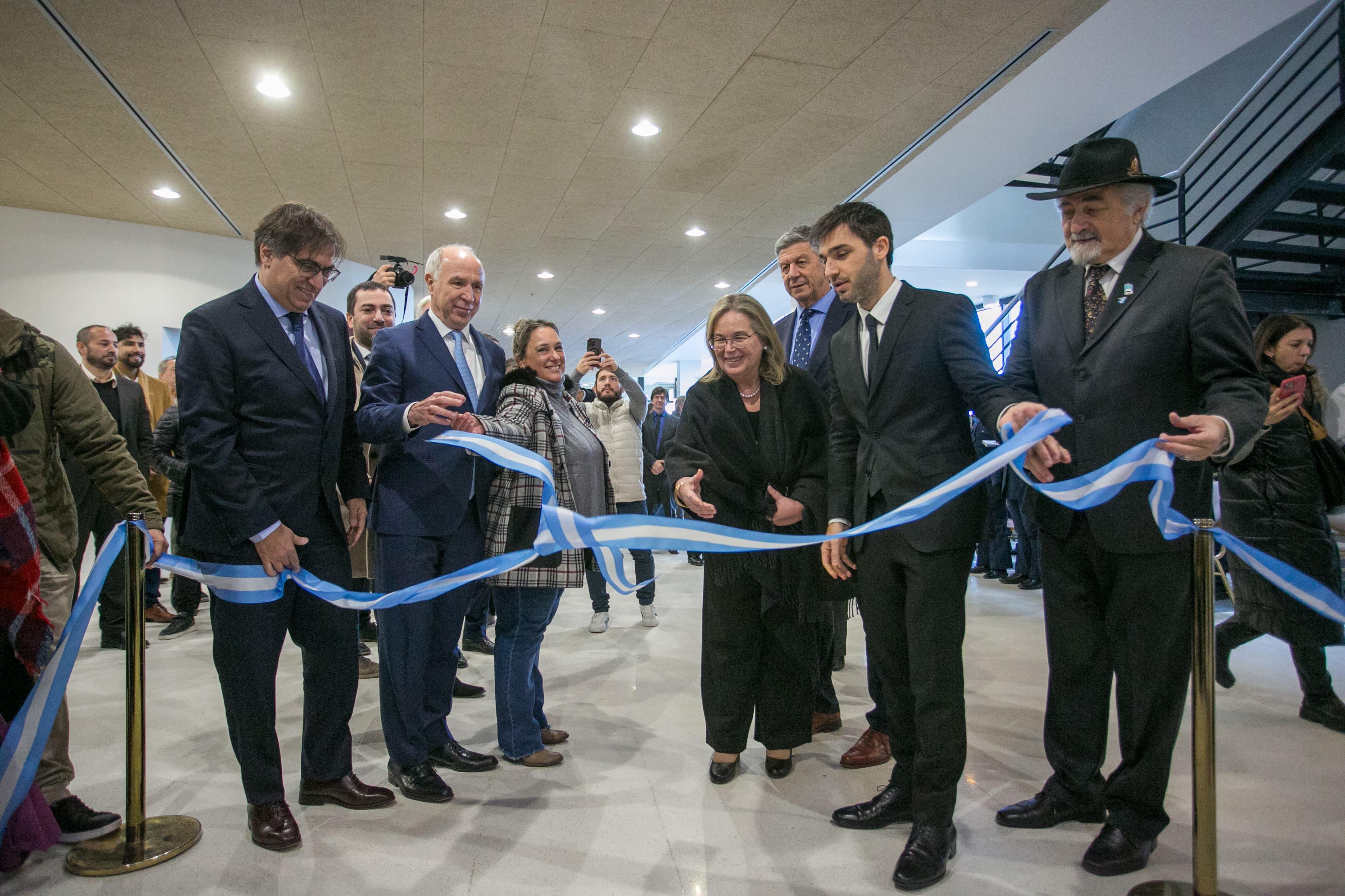 El momento de la inauguración de la Ciudad Judicial de Comodoro Rivadavia