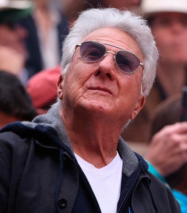 Dustin Hoffmann, una de las celebridades más reconocidas en la final de Roland Garros