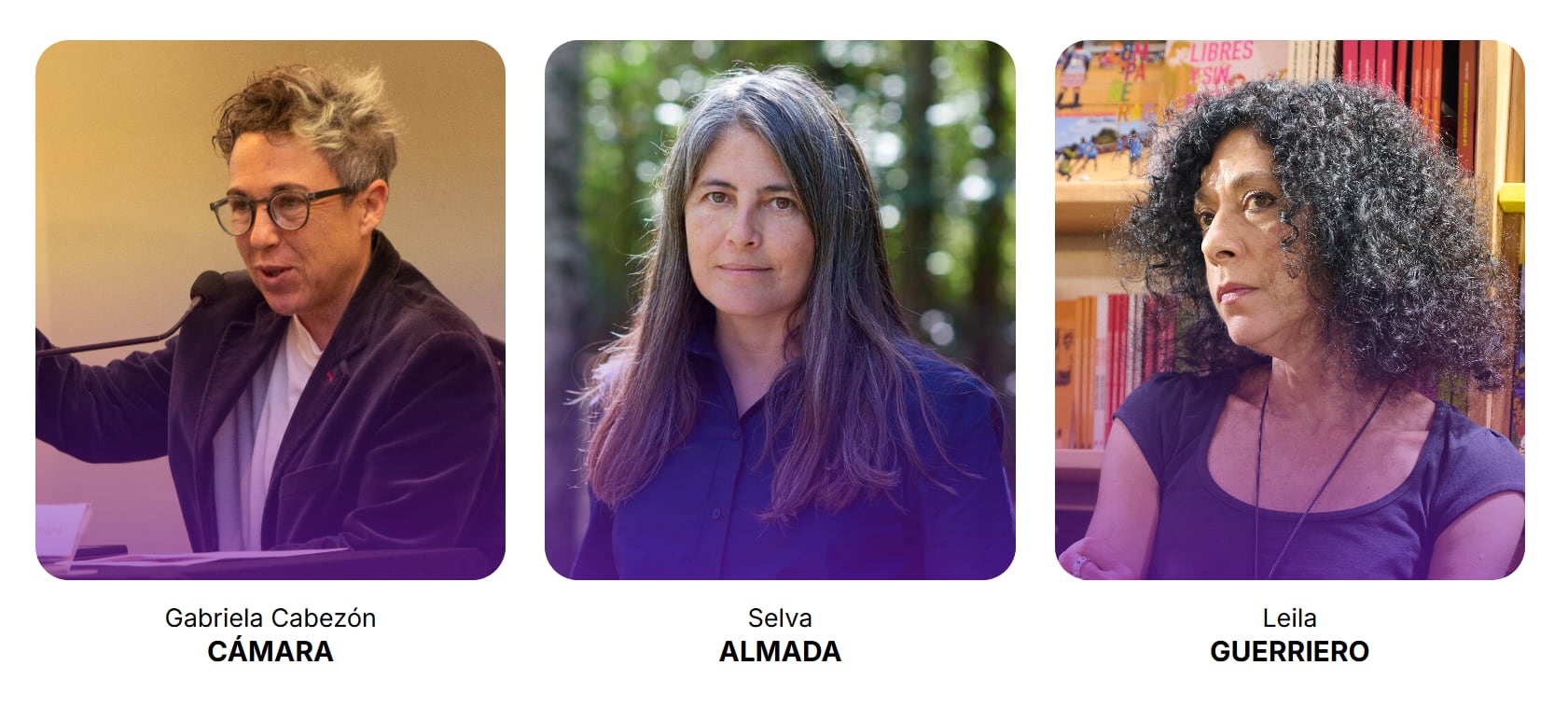 Escritoras destacadas serán oradoras de la primera jornada (Foto: Feria del Libro)