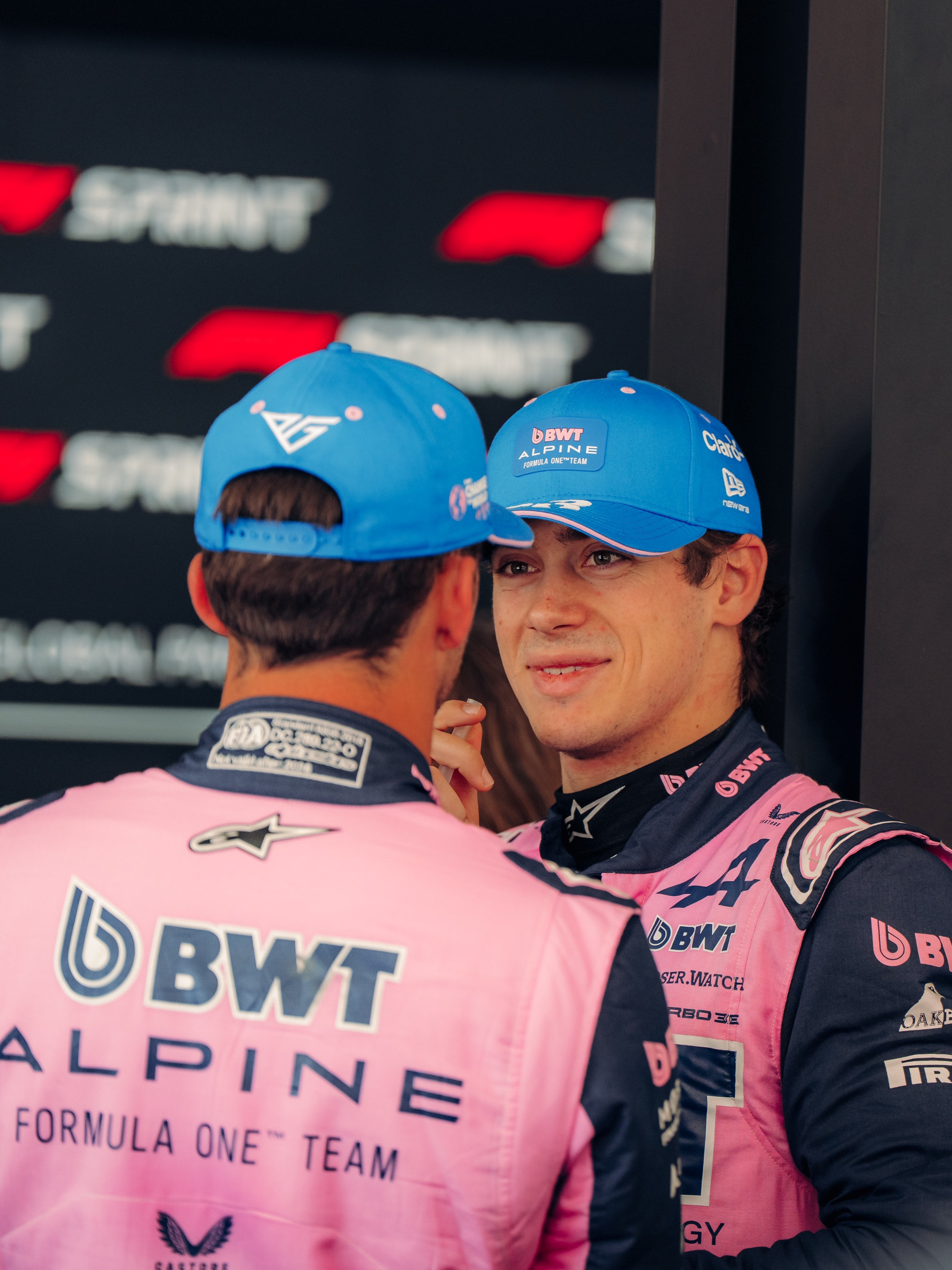 Franco Colapinto con Pierre Gasly