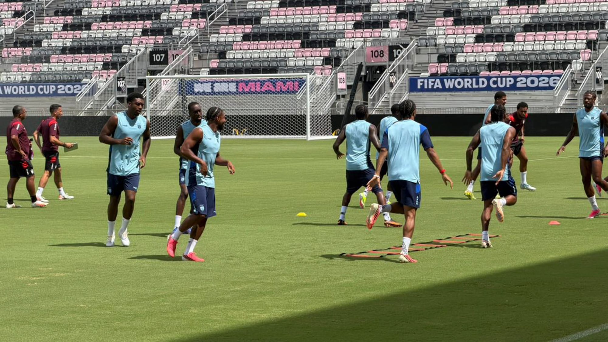 Entrenamiento de Cabo Verde en Miami