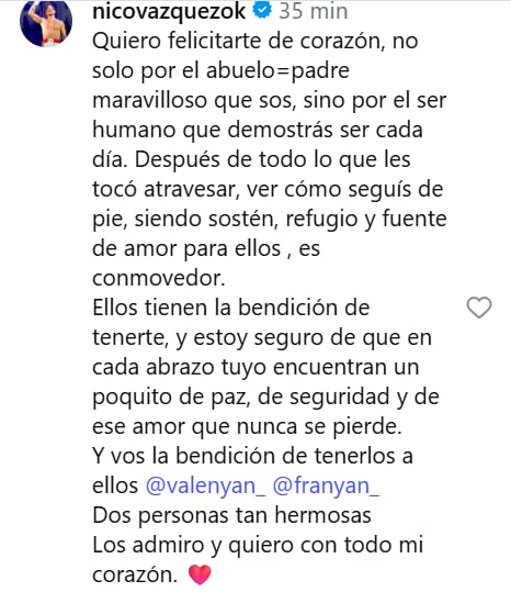 La reacción de Gustavo Yankelevich al fuerte relato de su nieto Valentín sobre la violencia que sufrió de parte de su padre Darío Giordano 8 La reacción de Nicolás Vázquez