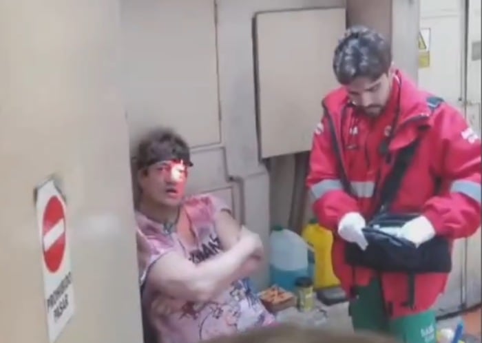 El Pity Álvarez se descompensó y fue trasladado al Hospital Fernández en ambulancia